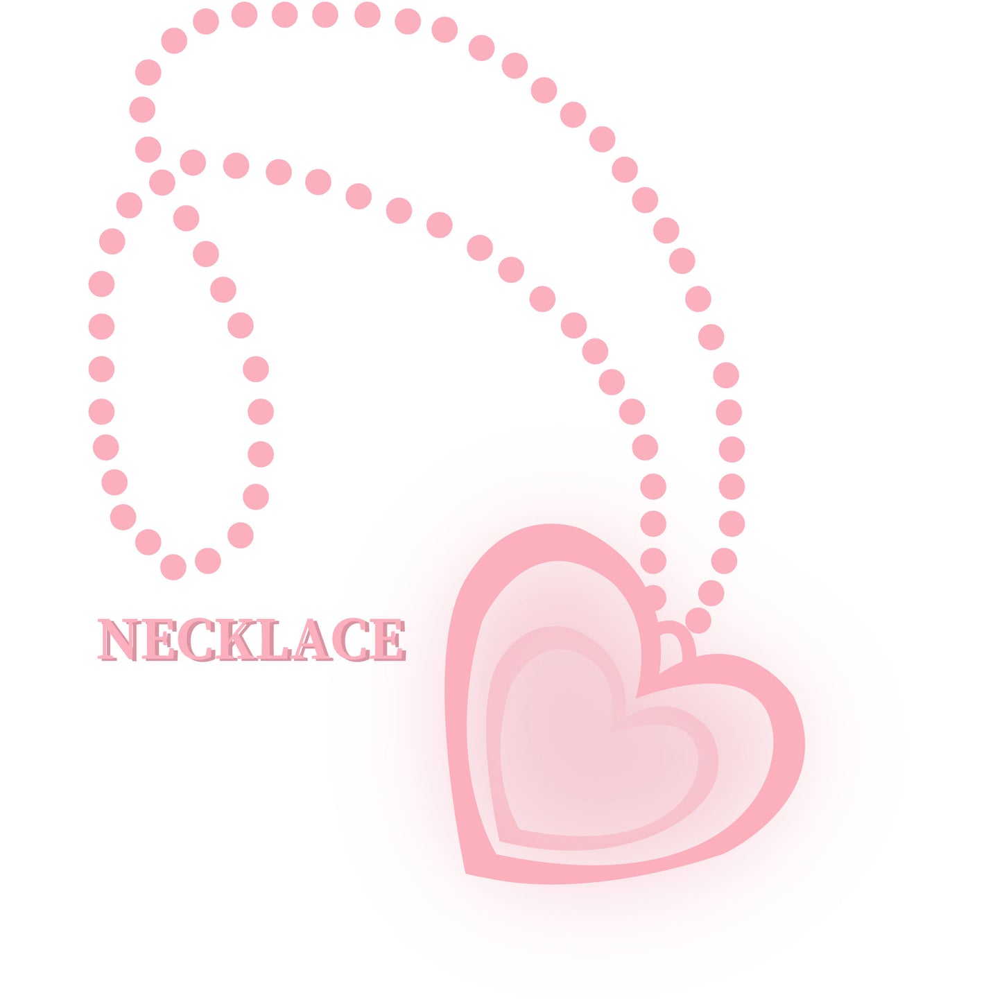 necklace (pink)