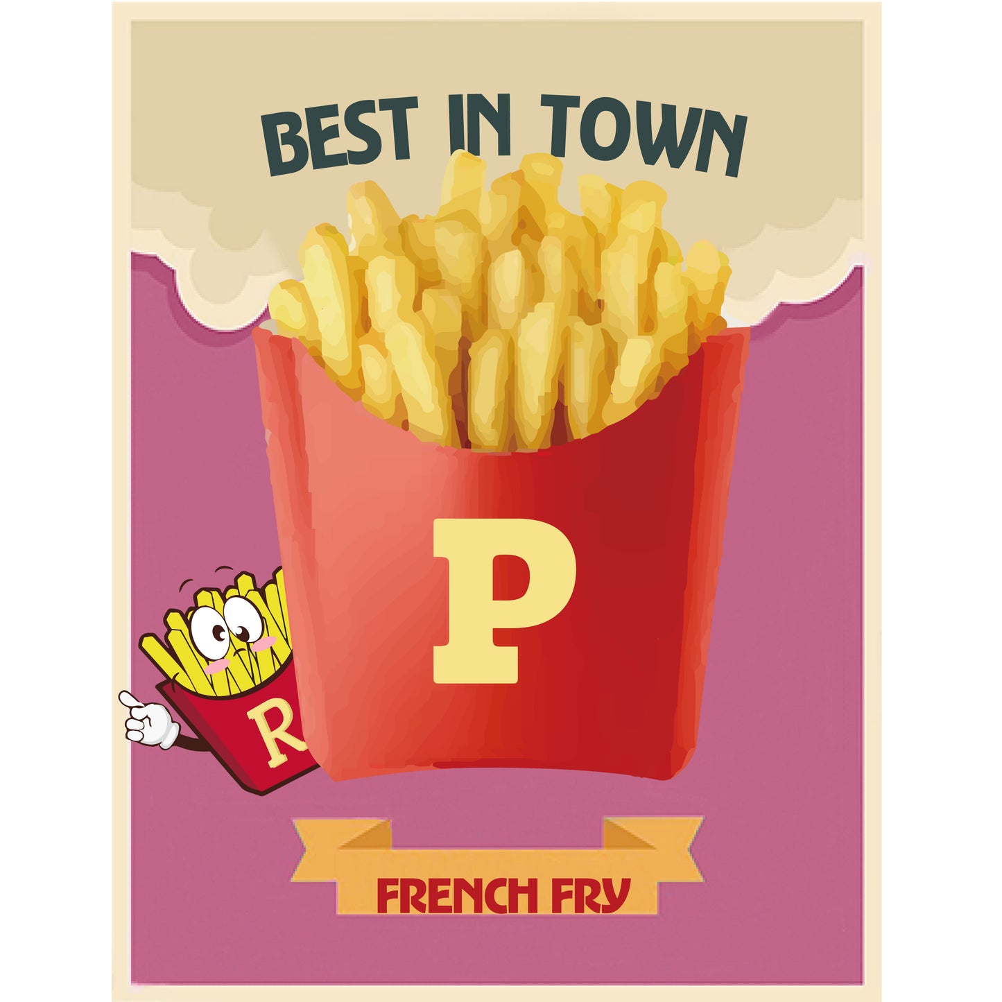 Best FRENCH FRIES (pink)