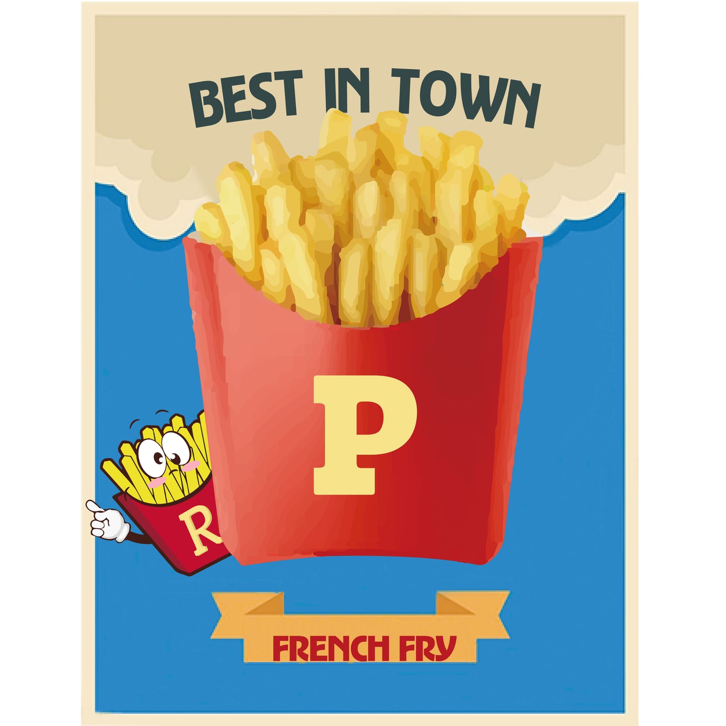 Best FRENCH FRIES (blue)