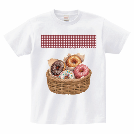 donut basket (Red)