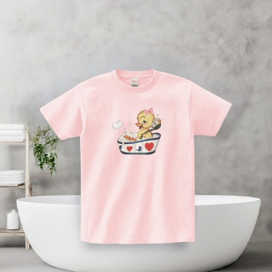 Duck bath time (pink)